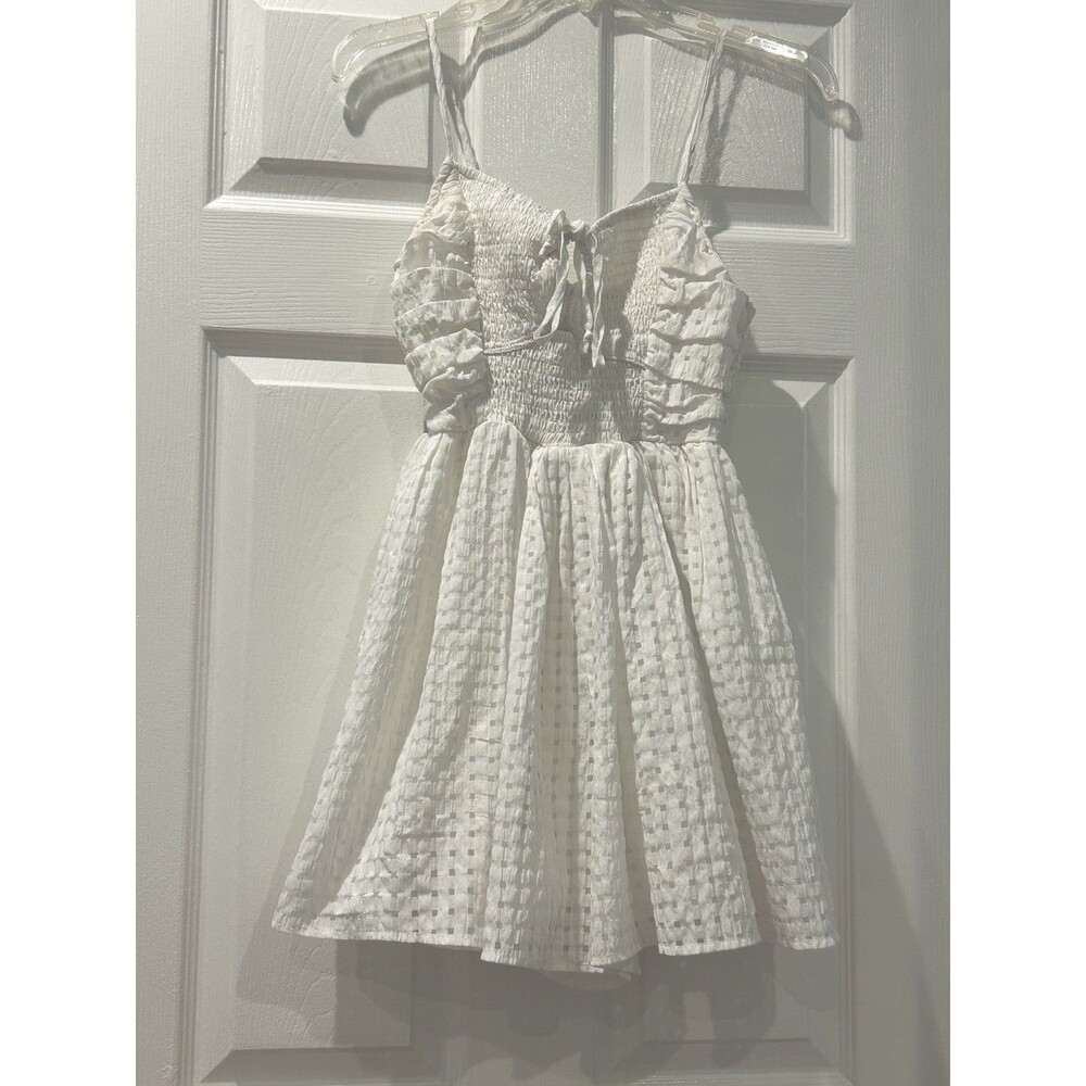 Papermoon White Cotton Flouncy Dress/Skort Size S